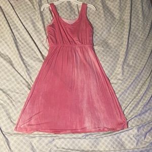All pink beautiful dress